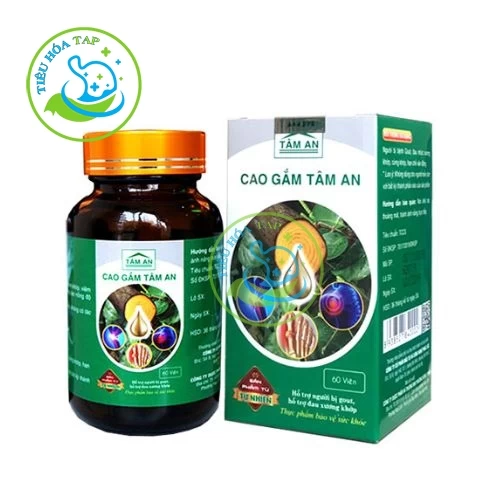 Cao Gắm Tâm An - Hỗ trợ giảm đau do gout viêm khớp